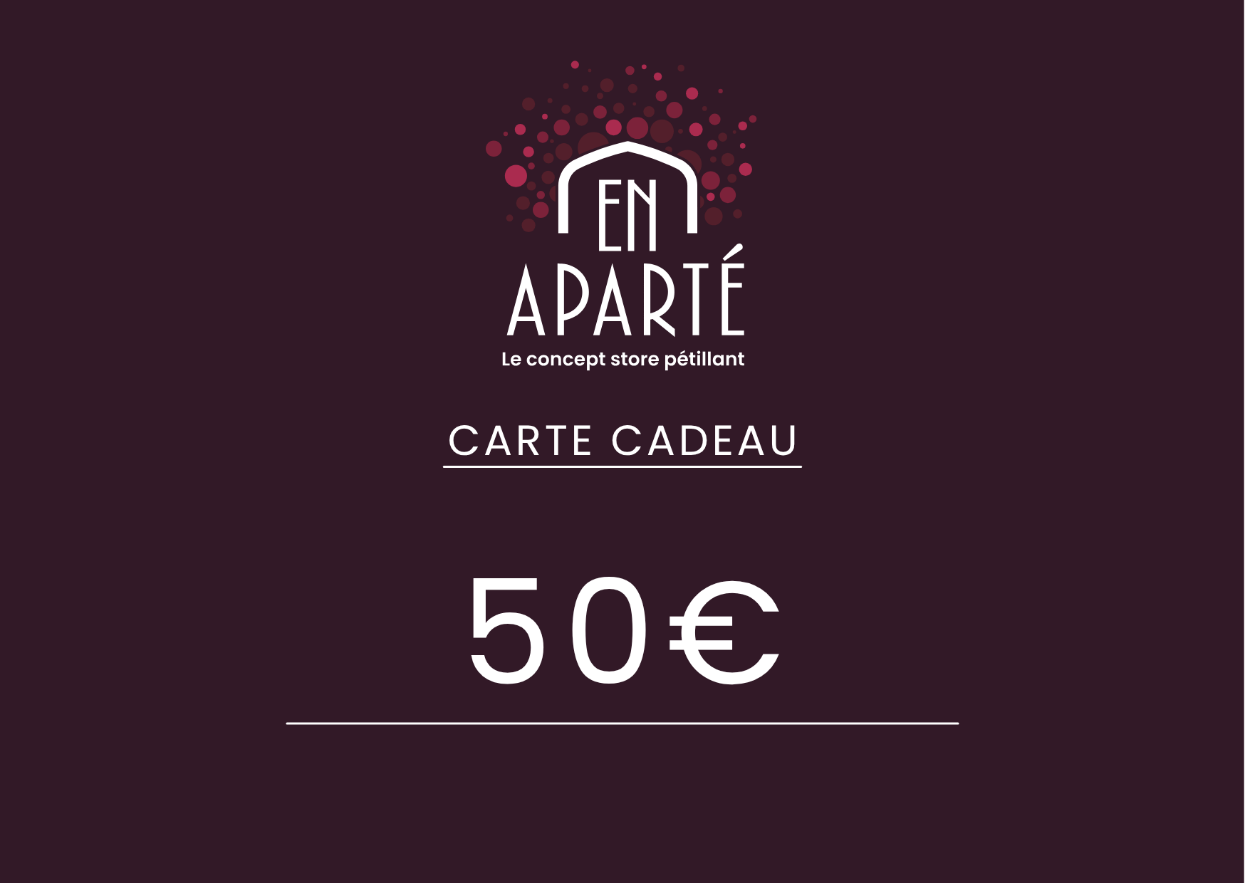 Carte-cadeau 50€